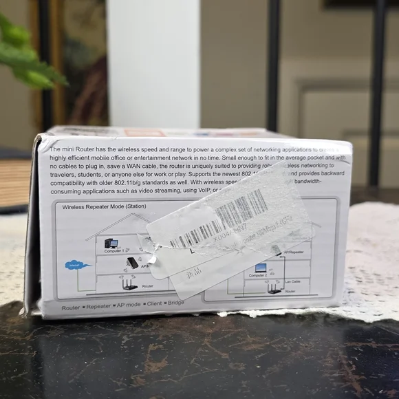 New Wireless-N Mini Router 300Mbps WiFi Repeater Signal Booster AP/Bridge - Picture 5 of 10